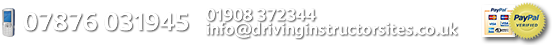 Call 07876031945 for driving instructor websites