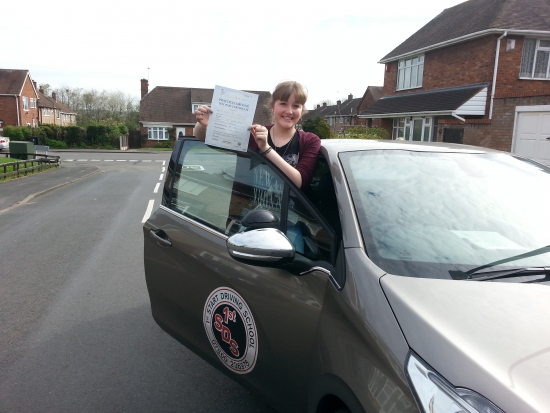 Well done congratulations on passing your driving test