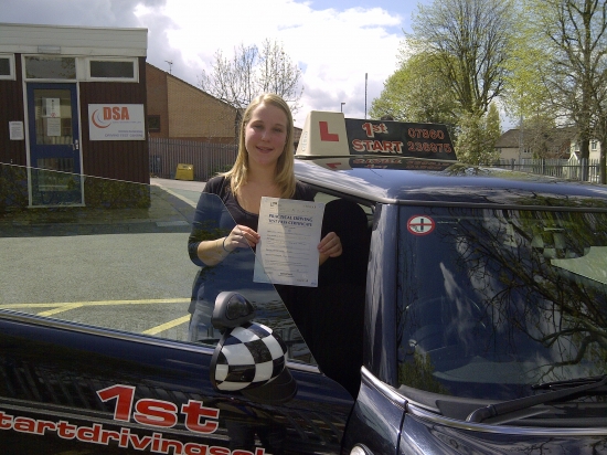 well done on passing your driving test