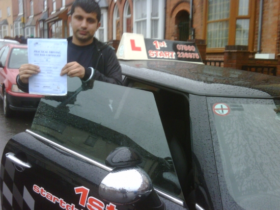 Well done on passing your driving test