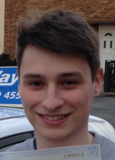 Passed on 30th January 2013 at Colwick Driving Test Centre with the help of his Driving Instructor Martin Powell