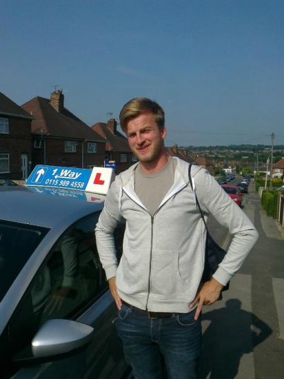 Passed on 17th July 2013 at Beeston Driving Test Centre with the help of his Driving Instructor Alex Sleigh