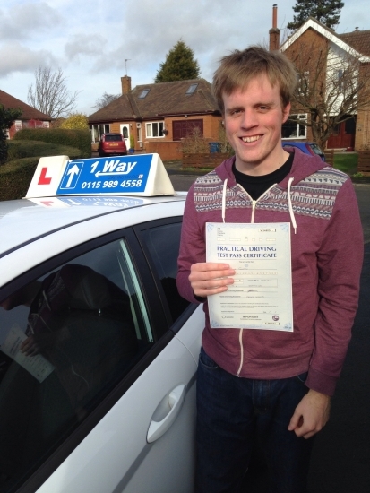 Passed on 27th January 2014 at Clifton Driving Test Centre with the help of his Driving Instructor Martin Powell