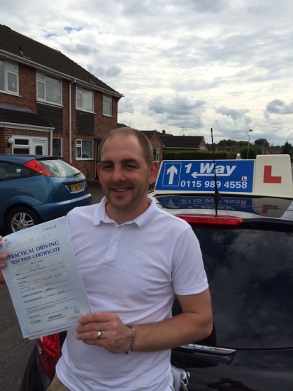 Passed on 16th July 2014 at Clifton Driving Test Centre with the help of his driving instructor Andrew Wakefield