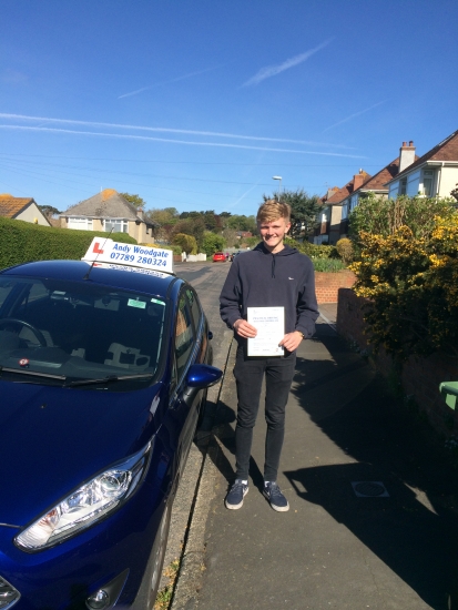 Well done Aidan - 2 minor faults