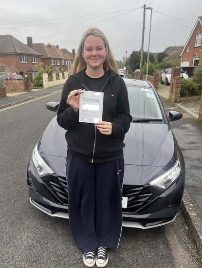 great instructor, passed really quickly and he was amazing the whole time