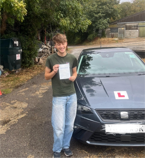 Andy was an excellent instructor who managed to show me how to drive and helped me to successfully pass first time.