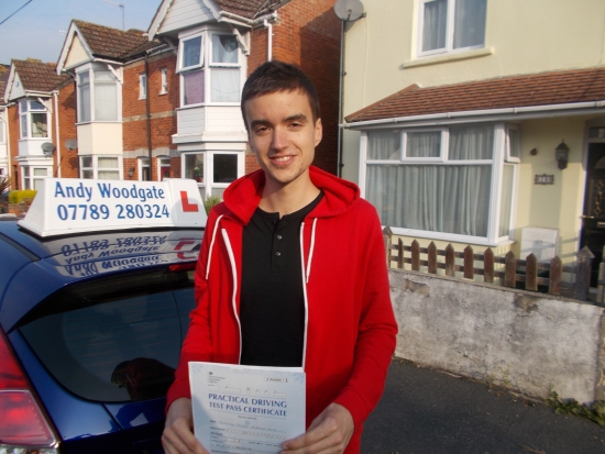 Well done Jonny 2 minor driving faults