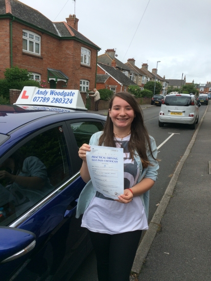 Congratulations Megan - 3 minor faults