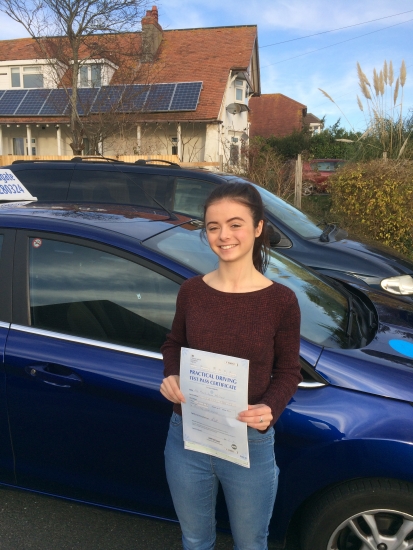Great drive Molly - Only 4 minor faults