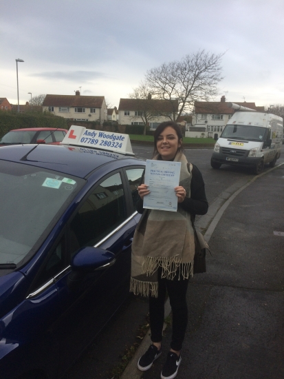 Great drive Morgan - only 3 minor driving faults