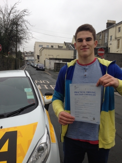 18122015 Well done to Alex Kostov who passed his driving test 1st time excellent result