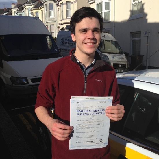11th Feb 2016<br />
<br />
Well done to Alistair Hollis on passing his Driving test First time