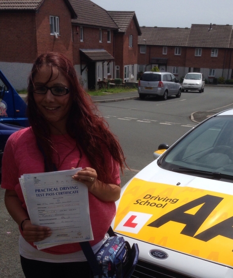 Congratulations Cara on passing your test