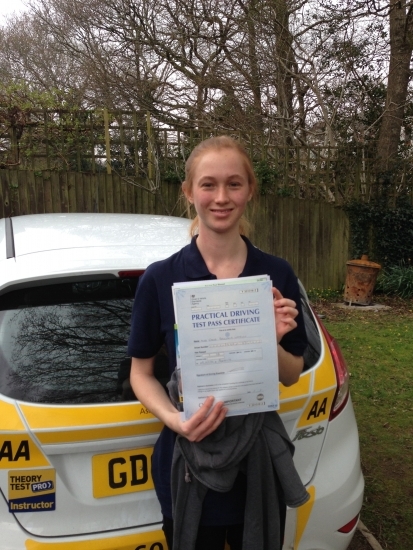 842016<br />
<br />
Congratulations to Chloe on passing her test