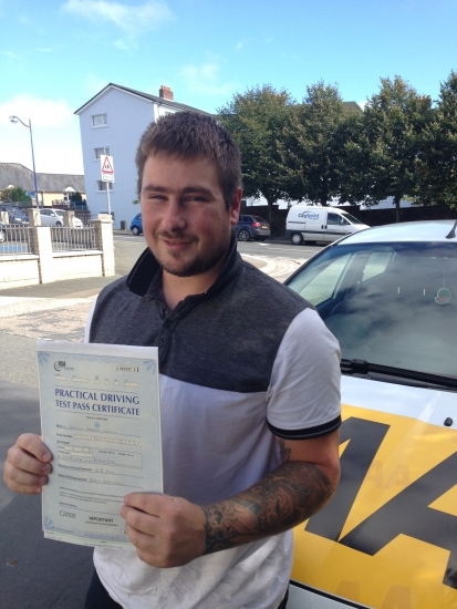 17092015 I would like to congratulate Darren Collins on passing his driving test at the first attempt with only 4 minors