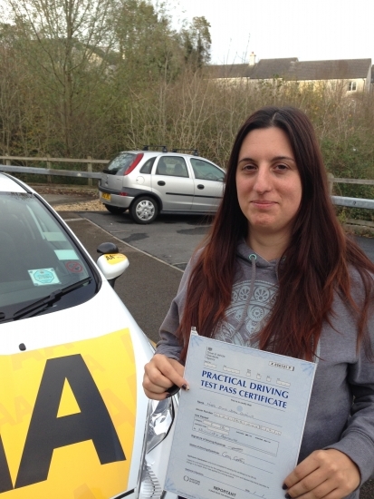 23112015<br />
<br />
Congratulations to Emma Dearing who passed her driving test today best of luck Emma for the future it was great fun teaching you
