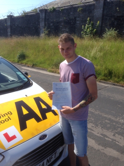 Well Done Hayden on an excellent pass