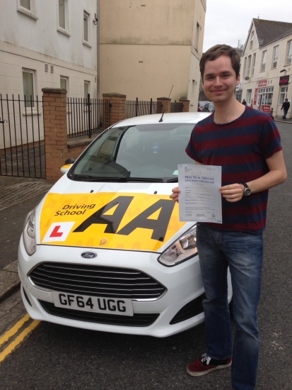 23032015 Congratulations to Peter who passed first time with only 5 minors