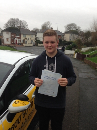17122015 Congratulations to Jack Buchan on passing your driving test today and with only 2 minor driving faults