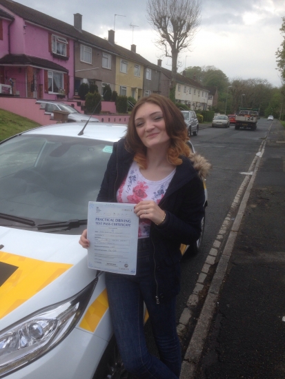 Well done to Jodie Williams on a well earned pass