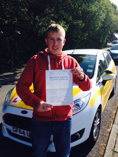 15062015 Congratulations josh first time pass with only 4 minor driving faults
