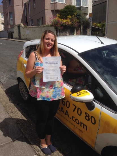 Congratulations to my youngest daughter Kylie who passed her driving test today