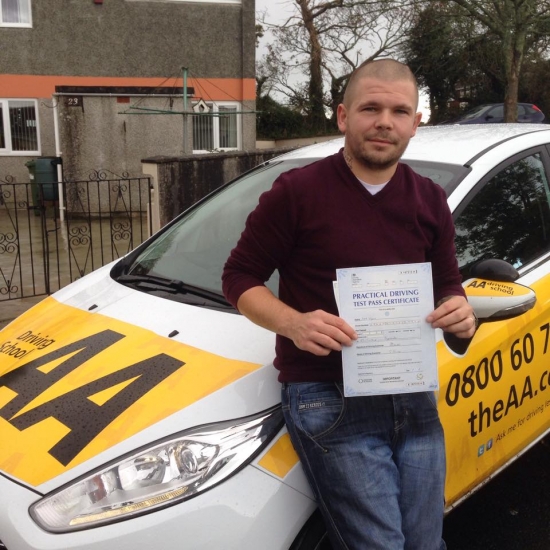 31114 Well done Lee on an Excellent 1st time Pass
