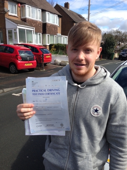 442016 Amazing result Ryan first time pass with no faults TOTAL CLEAN SHEET