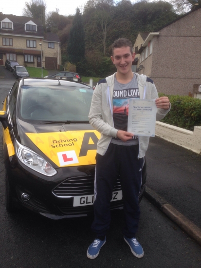 Congratulations Sam on an excellent 1st time pass