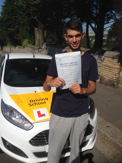 220714 Congratulations Simon on your first time pass today
