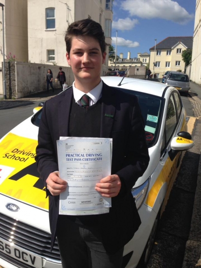 2352016<br />
<br />
All done Toby on passing your test