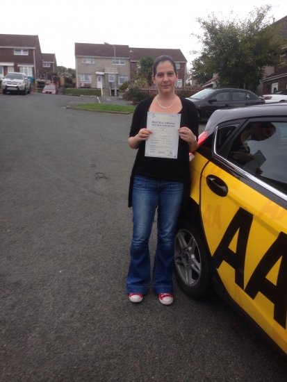 Well done Vicki on an excellent 1st time pass