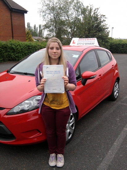 Congratulations Grace A well deserved first time pass today Hopefully see you soon for a Pass Plus course before you drive on the motorway to start University Once again well done and drive safe