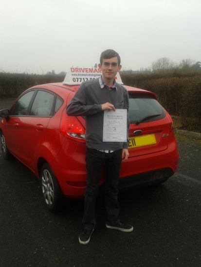 Well done Aston on passing your driving test first time today Hope to see you around in your Peugeot and dont forget Drive Safe