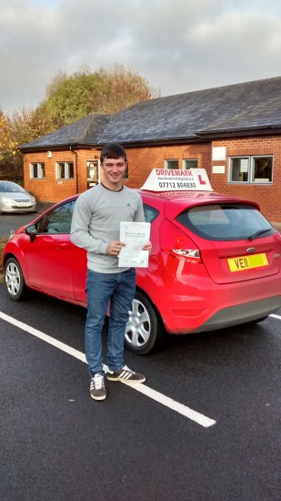 Well done Ben Passed you driving test first time only a month after your 17th birthday and with only 3 minor faults<br />
Well done mate Drive Safe