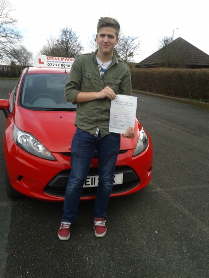 Congratulations Callum on passing your driving test first time today with a really strict examiner You stuck with it and got your driving licence Well done mate and drive safe