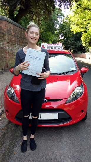 Well done Rosie passed your driving test today with only 3 minor faults Great result take care in your new car and Drive Safe