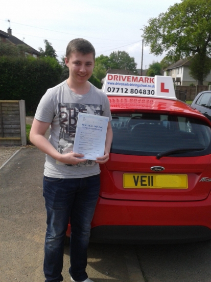 Well done Jack passed your driving test today with only 2 minor faults Take care mate and Drive Safe