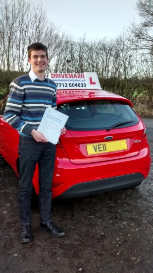 Congratulations Owen Passed your driving test first time today Well done mate and good luck with searching for your first car Drive Safe