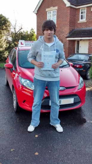 Nice one Phil passed your test first time today with probably the strictest examiner in Worcester and only received 2 minor faults Well done mate Drive Safe