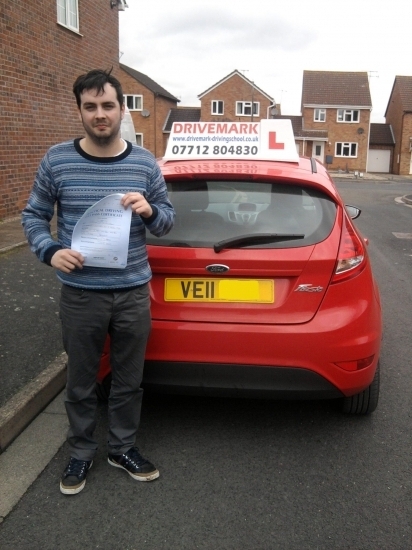 Well done Jules passed with only 2 minor faults All the best for the future mate and drive safe
