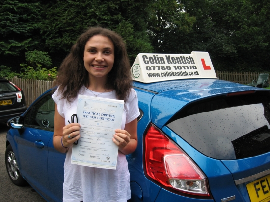 25 July 2014 - Florence passed with only 2 minor driving faults Well done Flo that was a brilliant result Drive safely 