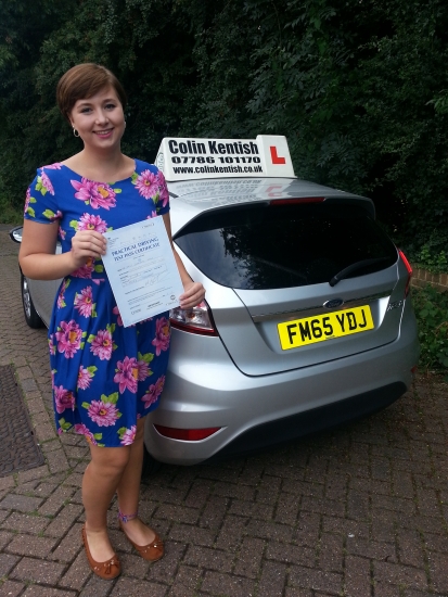 01 September 2016 - Emily passed 1st time with only 4 minor driving faults Well done Emily that was an excellent result