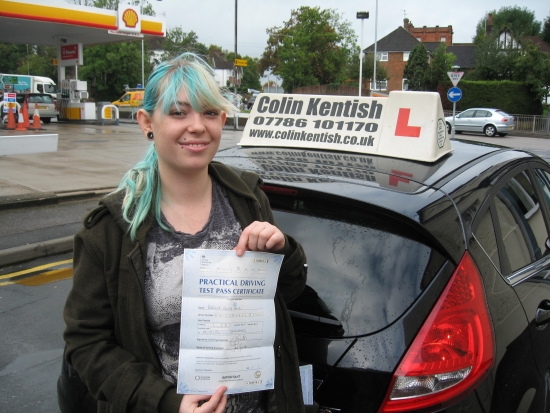 04 October 2013 - Rebecca passed with only 2 minor driving faults Well done Rebecca that was an excellent result