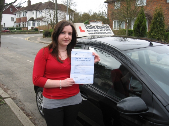10 March 2011 - Vicky passed first time with just 2 minor driving faults Well done Vicky that was an excellent result