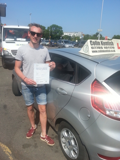 06 June 2016 - Michael passed 1st time with only 4 minor driving faults Well done Michael that was an excellent result