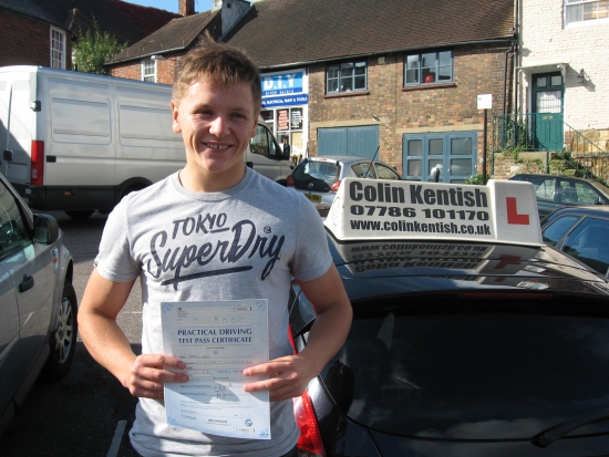 07 October 2013 - Harvey passed with only 5 minor driving faults Well done Harvey that was a really good result