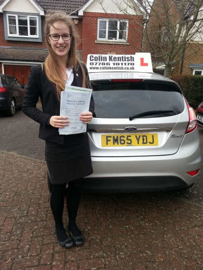 08 December 2016 - Lizzie passed 1st time with only 3 minor driving faults Well done Lizzie that was an excellent result