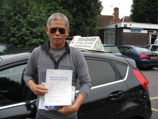 09 September 2013 - Patrick passed with only 2 minor driving faults Well done Patrick that was an excellent result